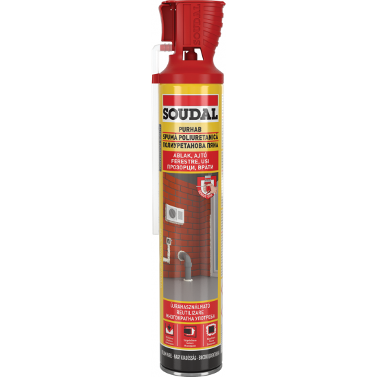Soudal Ablak-Ajtó purhab 750 ml (kézi) - nyári