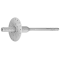 RawlPlug R-TFIX 8SX szigetelés rögzítő, fémszeges, torx - 8 × 255 mm