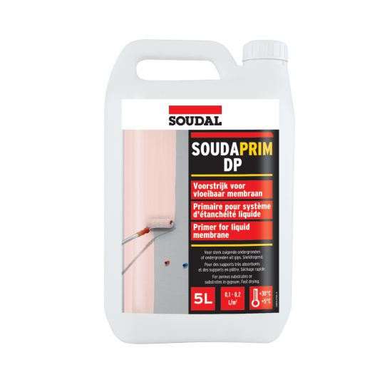 Soudal SOUDAPRIM DP mélyalapozó vízszigetelőhöz - 5 l