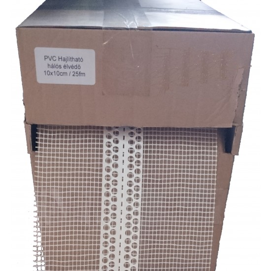 PVC hálós élvédő - hajlítható 10×10 cm / 25 m