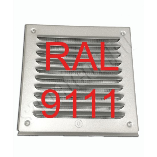 MARKO Alu szellőzőrács fém rovarhálóval