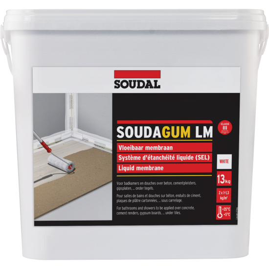 Soudal SOUDAGUM folyékony fólia - 13 kg