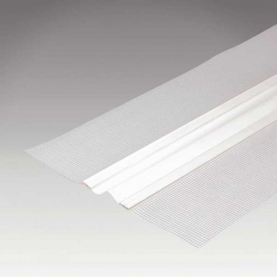 PVC hálós meződilatációs profil 2,5 m