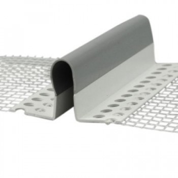 PVC hálós sarokdilatációs profil 2,5 m