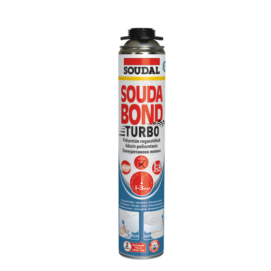 Soudal Soudabond Turbo ragasztóhab 750 ml
