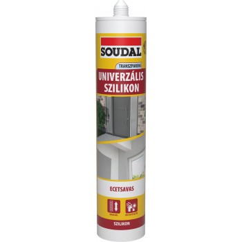 Soudal Univerzális szilikon 280 ml transzparens