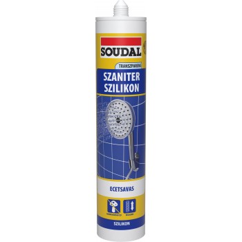 Soudal Szaniter szilikon 280 ml transzparens