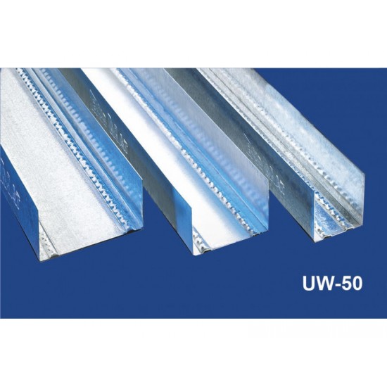 UW 50 gipszkarton profil 0.5 mm - 4 m