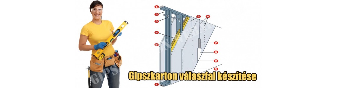Gipszkarton válaszfal