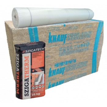 Ásványgyapot hőszigetelő alaprendszer - 6 cm