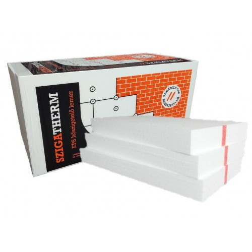 SZIGATHERM EPS80 polisztirol lap -  2 cm (0.5 m2/tábla | 12 m2/12,5m2/bála)