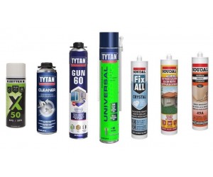 Szilikon, Akril Tömítők És Ragasztóhabok