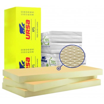 URSA XPS (lábazati) hőszigetelő lap - 5 cm (0.75 m2/lap | 8 lap/bála)